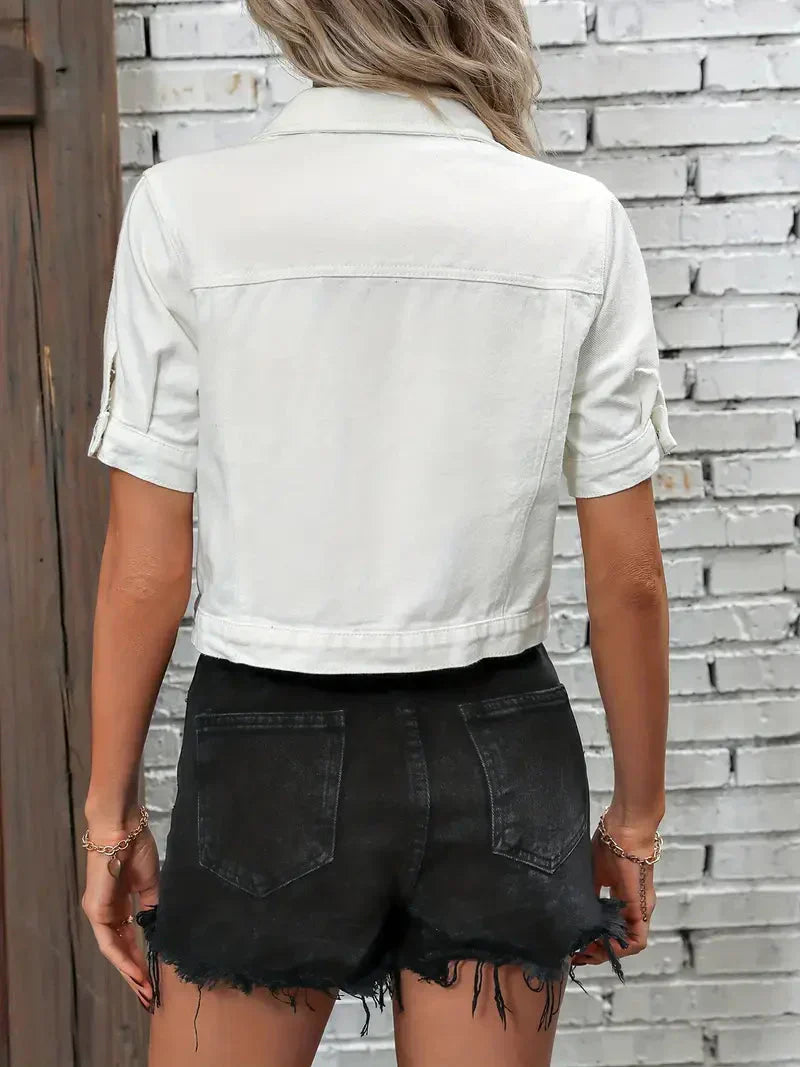 Veste en jean pour femme