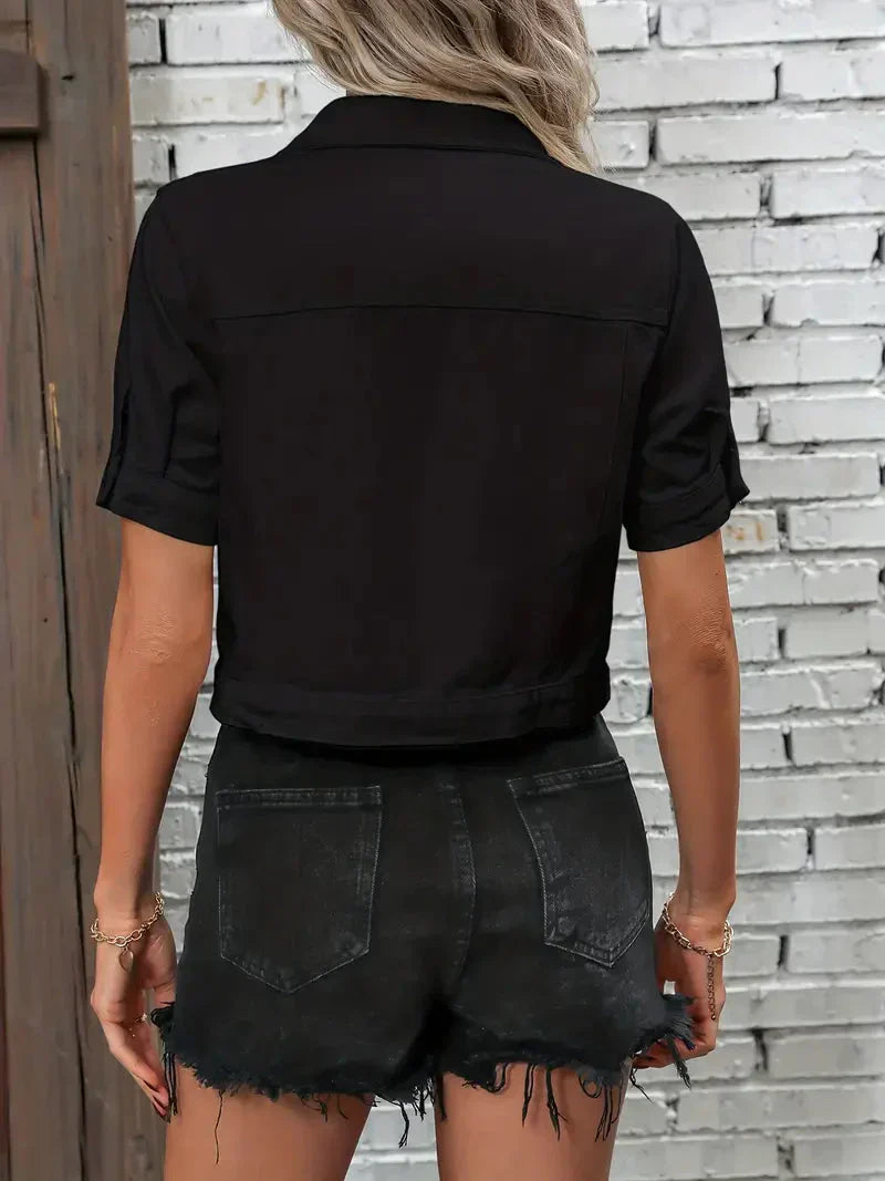 Veste en jean pour femme