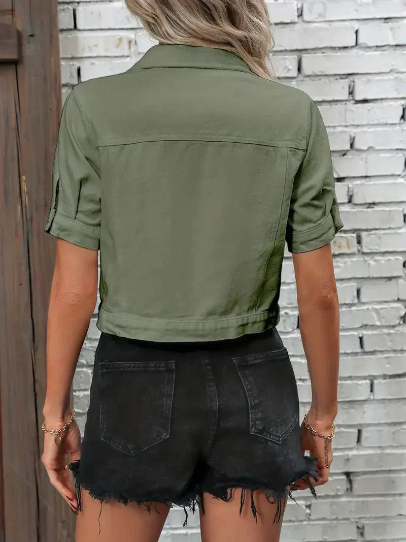 Veste en jean pour femme