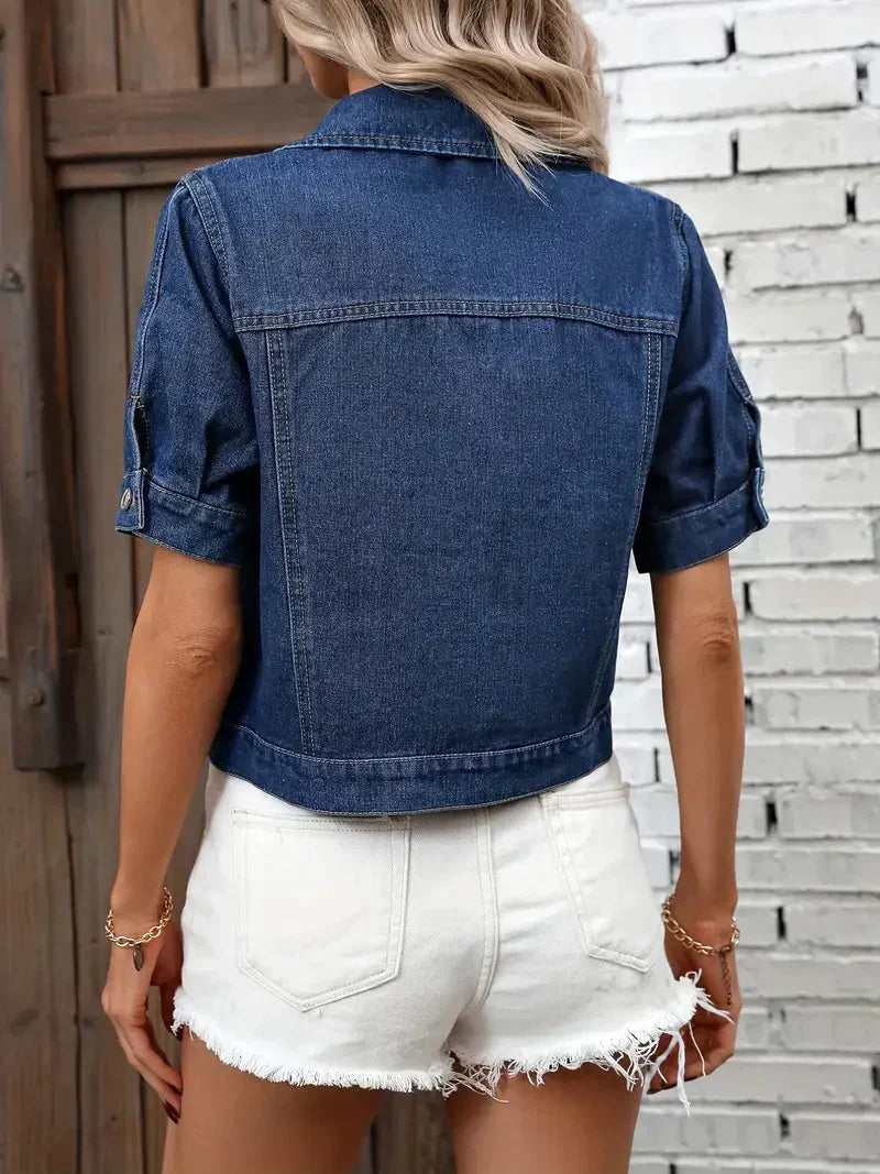 Veste en jean pour femme