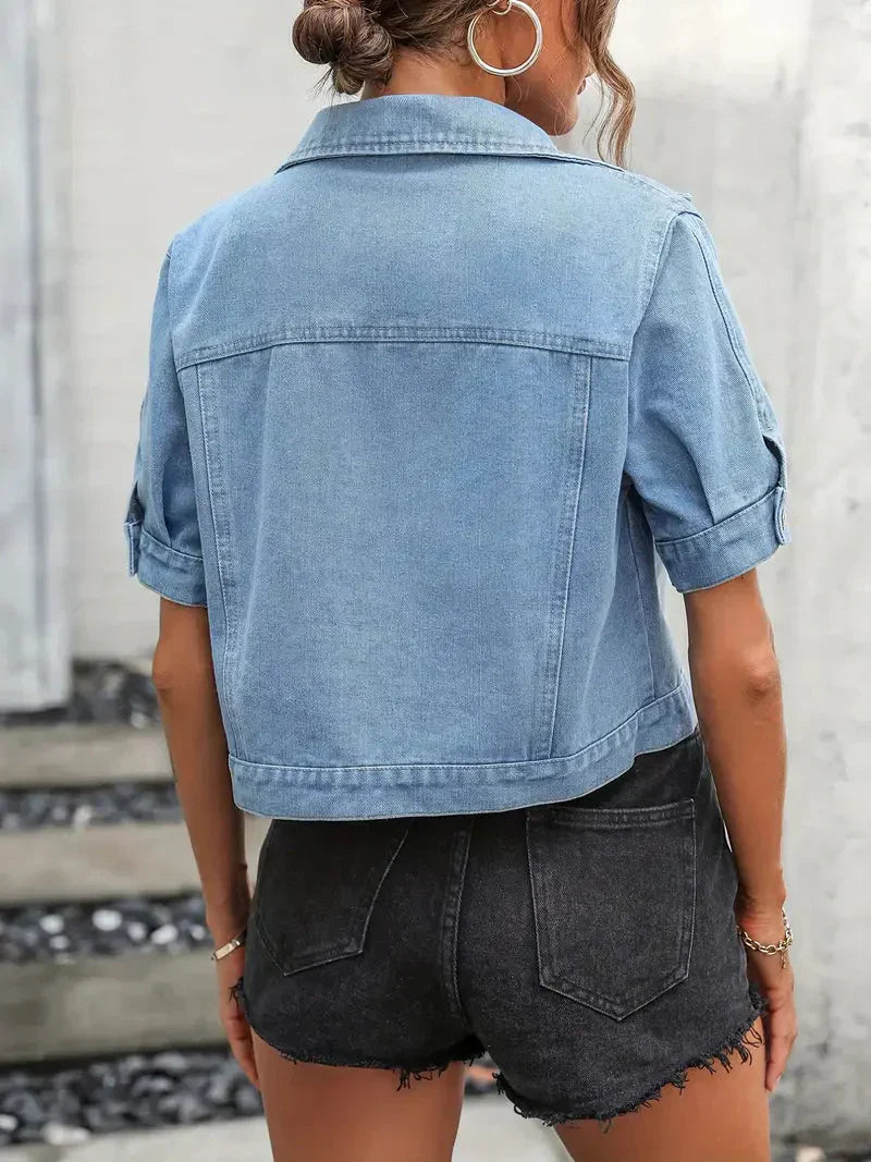 Veste en jean pour femme