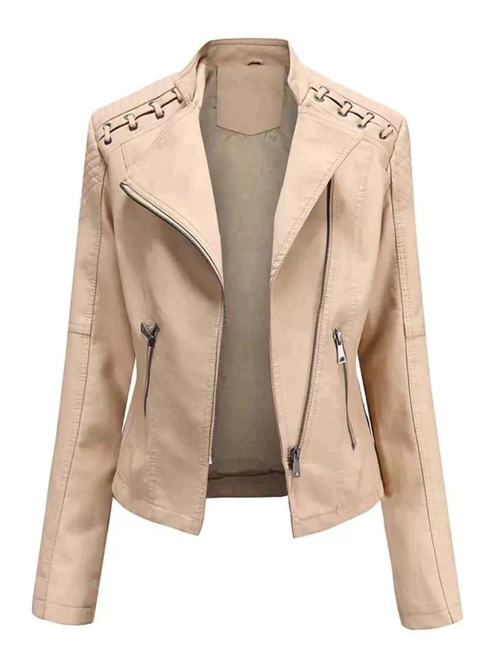 Veste de biker à la mode