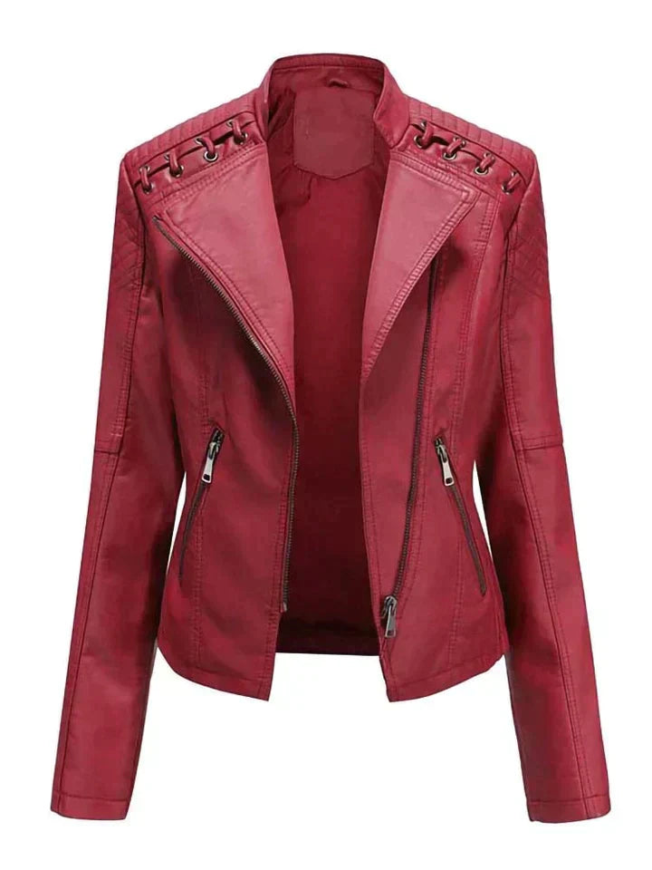 Veste de biker à la mode