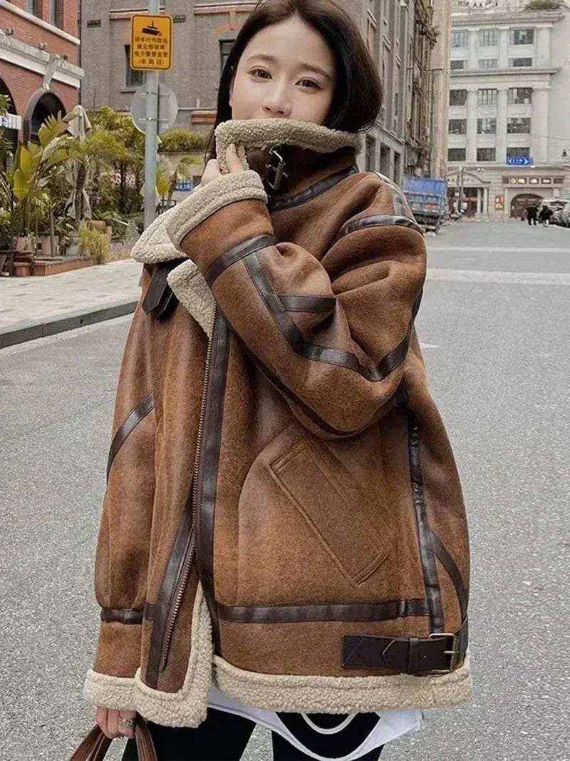 Manteau d'hiver chic pour femmes