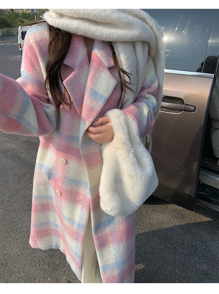 Manteau d'hiver en laine Fleur - Un design élégant