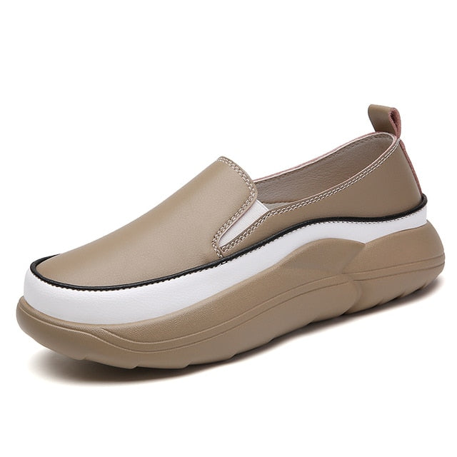 Véronique - Comfort instappers met chunky zool