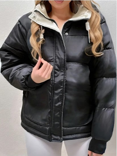 Manteau d'hiver matelassé classique pour femmes