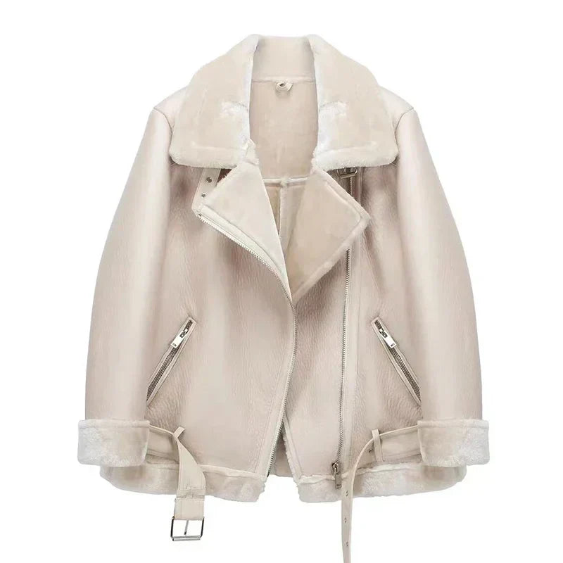 Nordiva - Veste chaude en similicuir