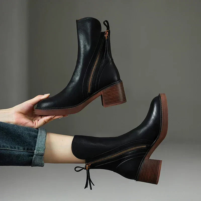 Maria | Bottines en cuir premium