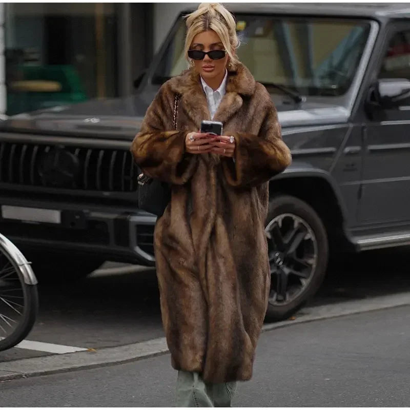 Tammy - Trench-coat d'hiver duveteux
