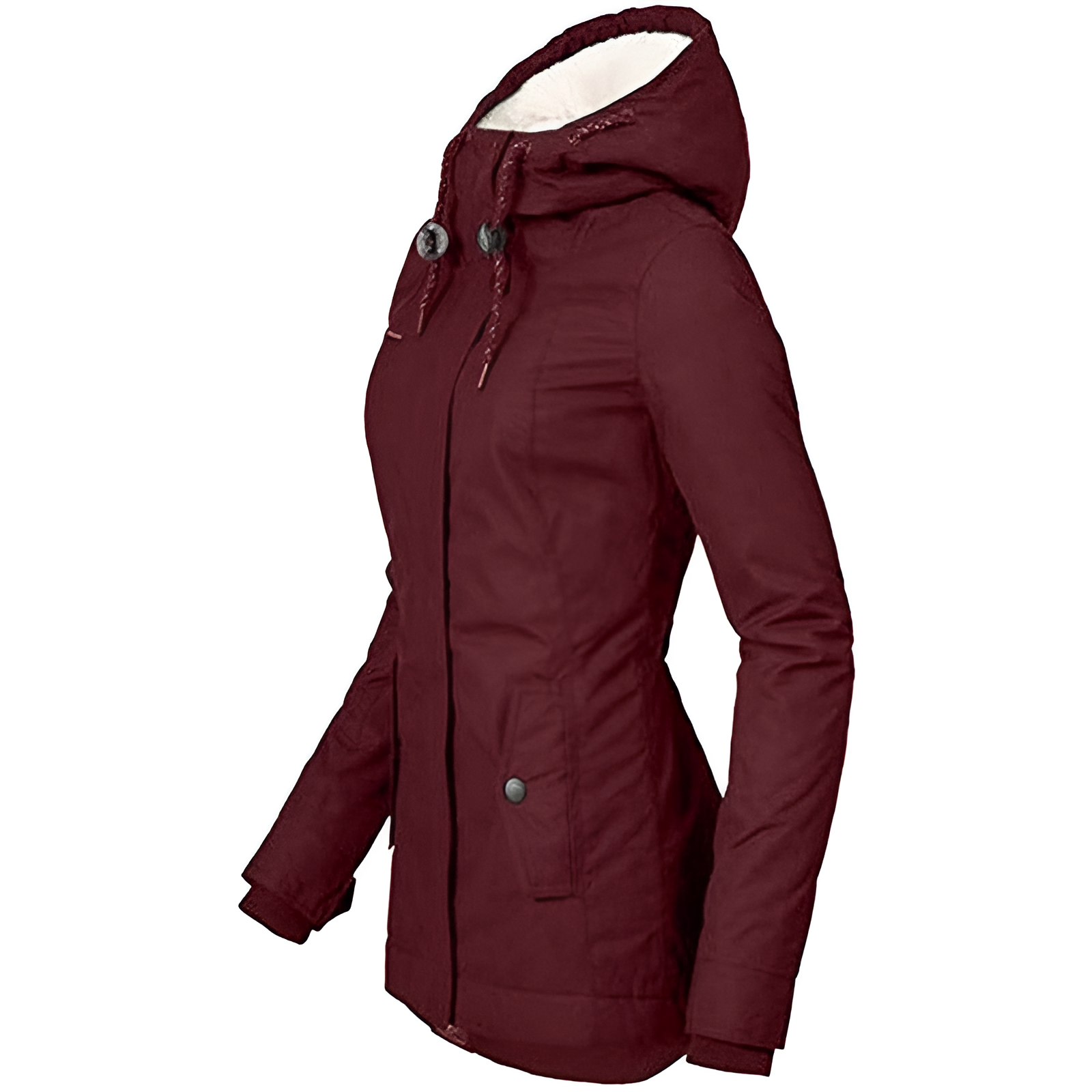 Manteau d'hiver rayonnant pour femmes