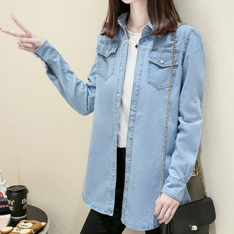 Kristianna - Veste longue en jean