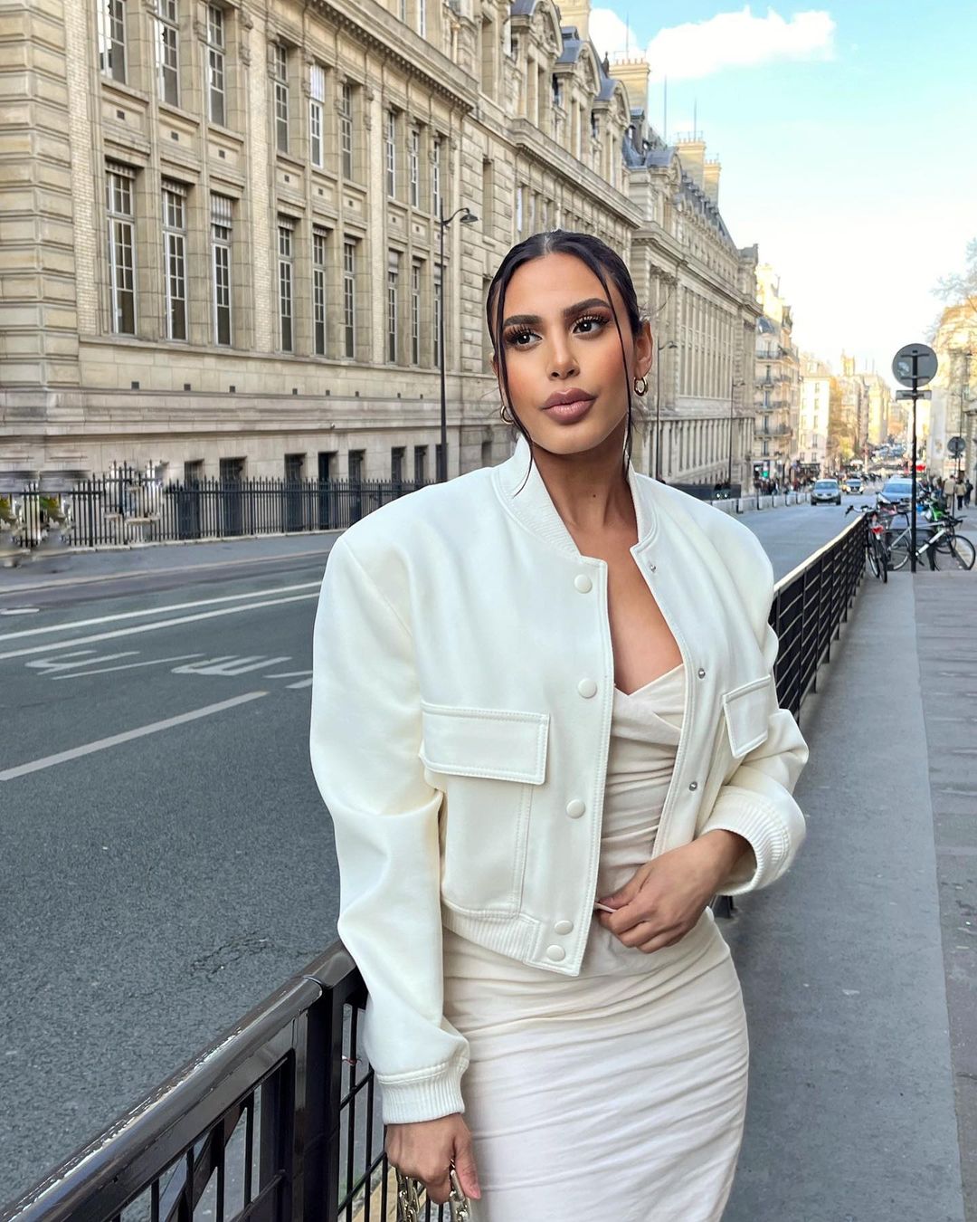 Veste bombardier beige