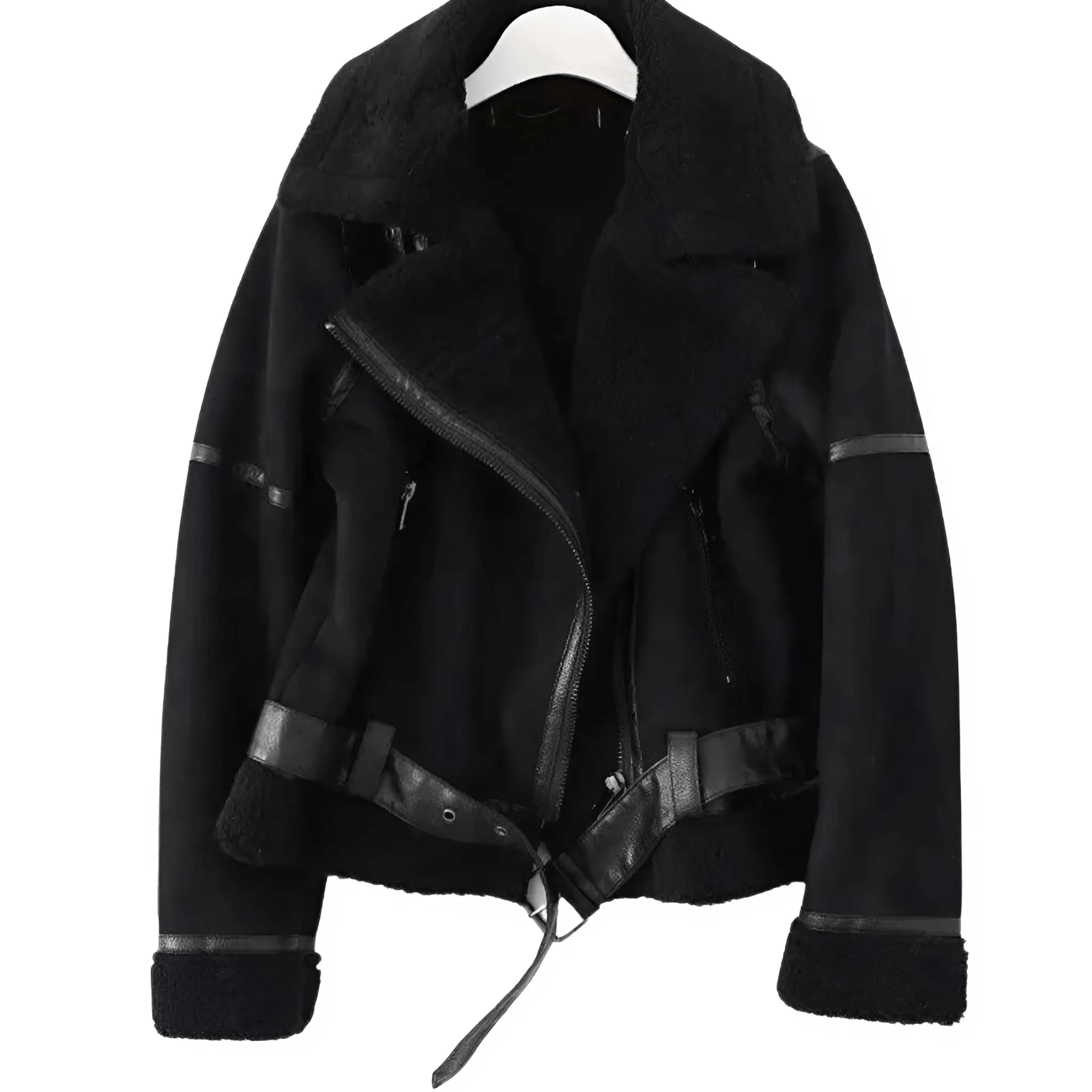Palmer - veste rétro garnie de fourrure