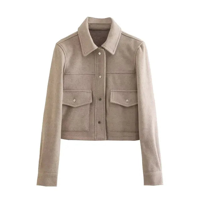 Amy - veste d'été avec col rabattu