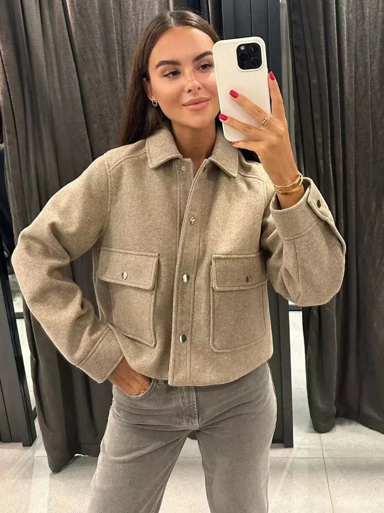 Amy - veste d'été avec col rabattu