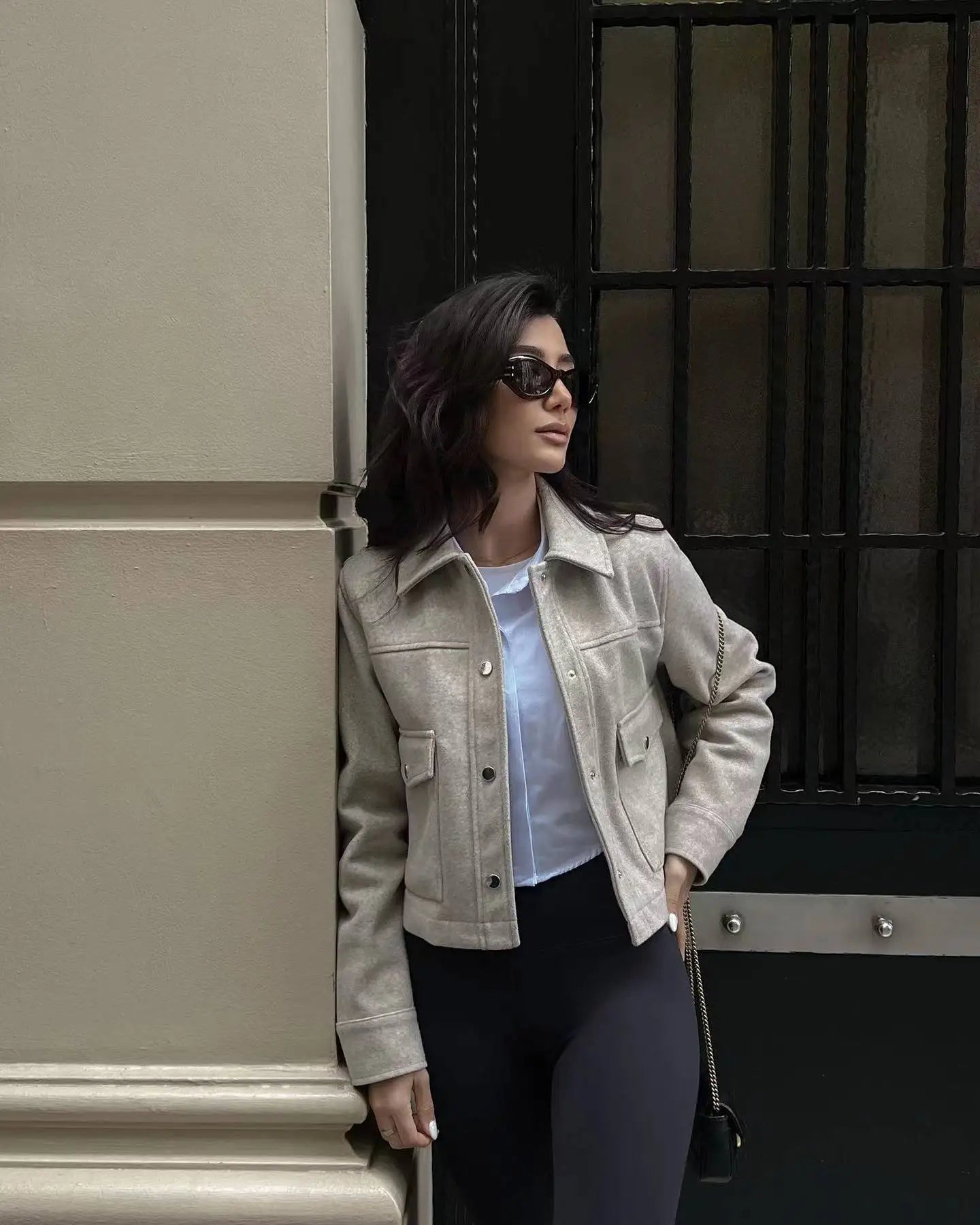 Amy - veste d'été avec col rabattu