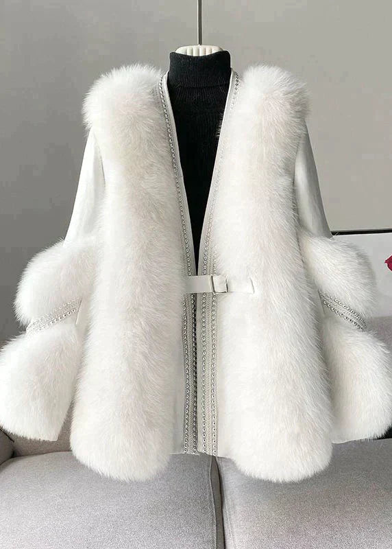 Elaine - Manteau de fourrure élégant et chaud