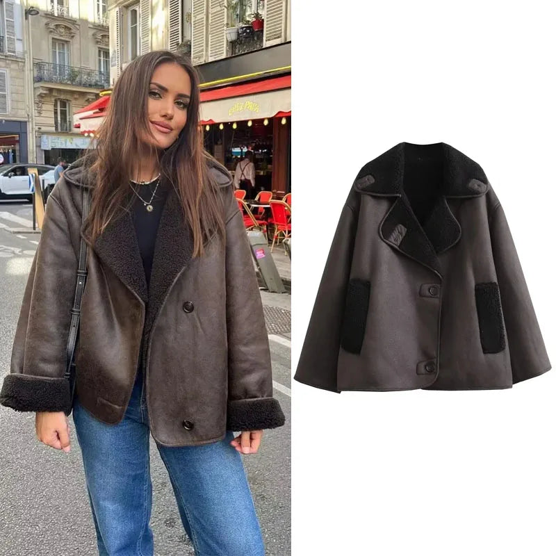Emma - Manteau d'hiver en peluche