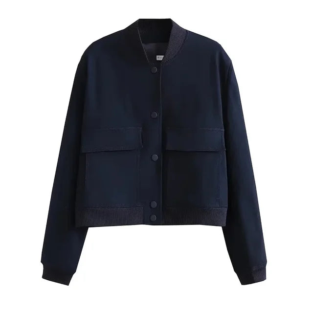 Nika - Élégante Veste Bomber Coupée
