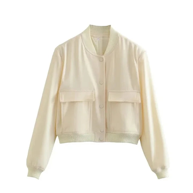 Nika - Élégante Veste Bomber Coupée