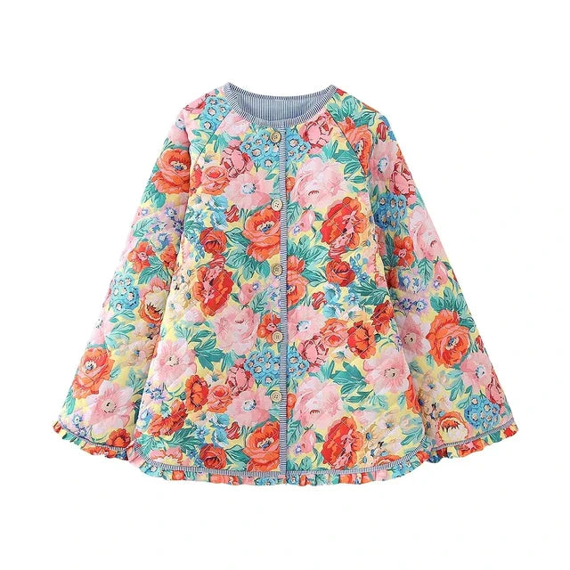 Brianna - Veste patchwork imprimée vintage