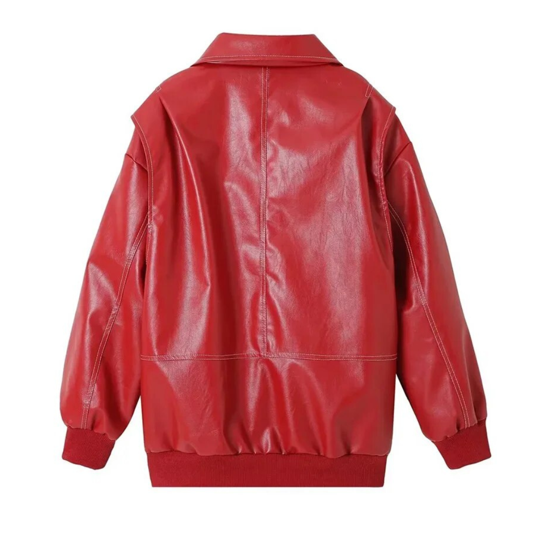 Lily - veste vintage élégante avec fermeture éclair et poches