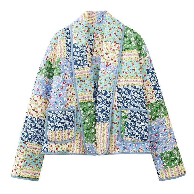 Nancy - veste chic imprimée décontractée