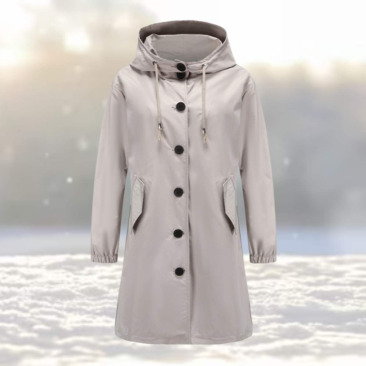 Mitzie - Trench-coat à capuche