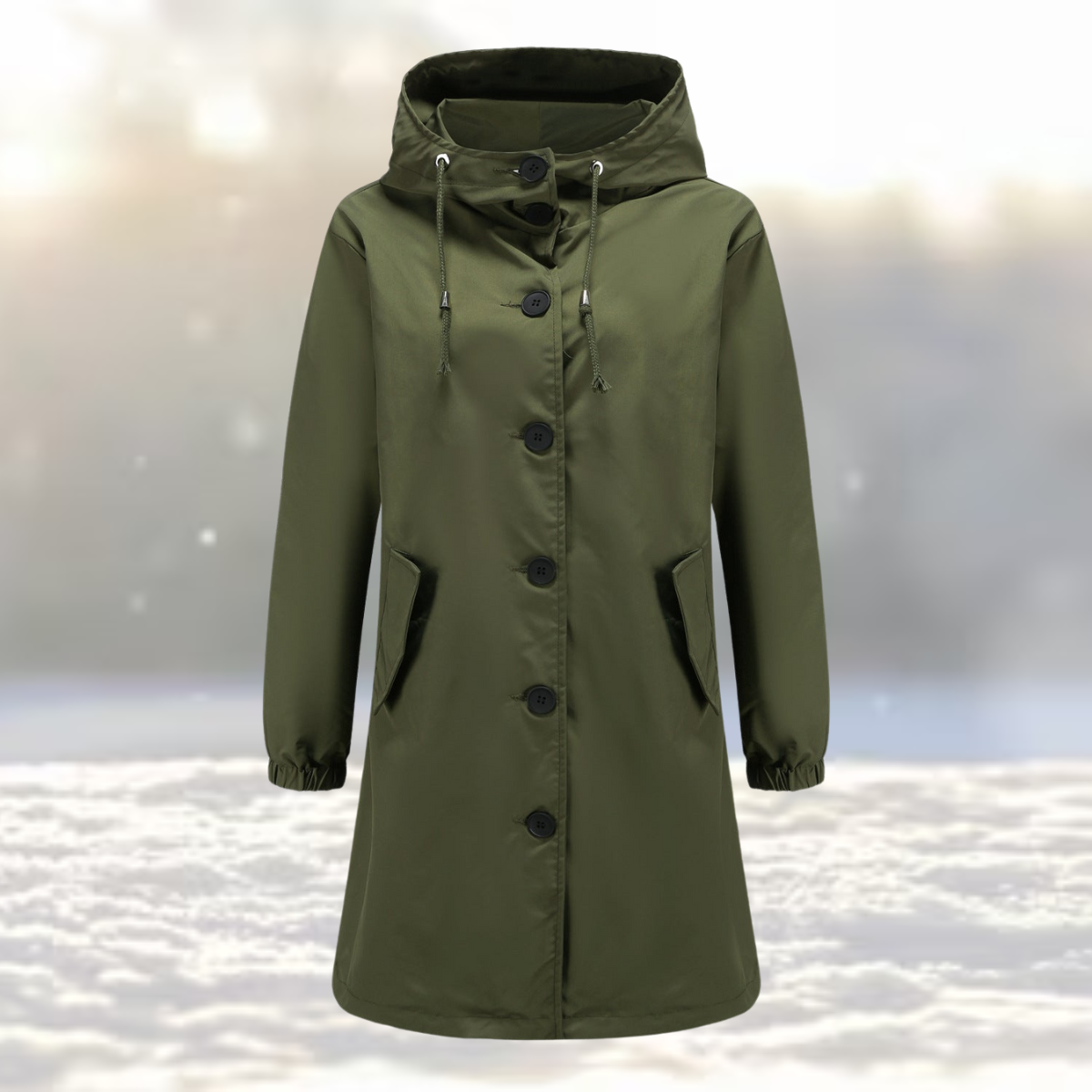 Mitzie - Trench-coat à capuche