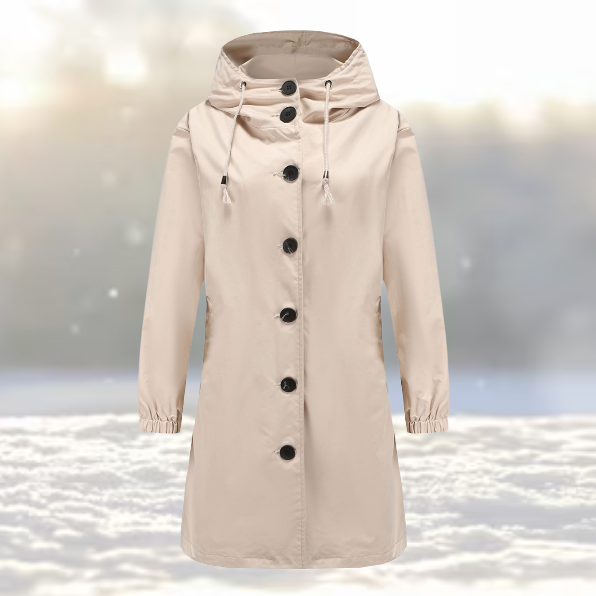 Mitzie - Trench-coat à capuche