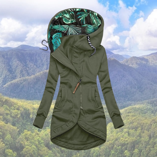 Manteau d'hiver imperméable avec capuche pour femmes