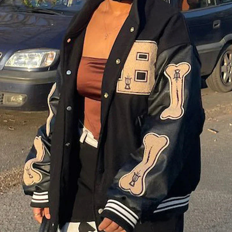 Gracie - Veste bombardier Varsity Streetwear