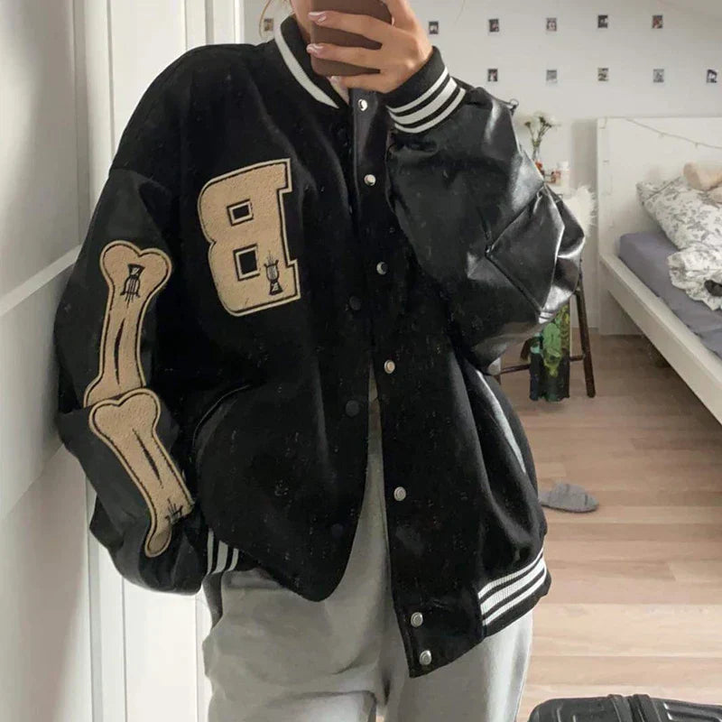Gracie - Veste bombardier Varsity Streetwear