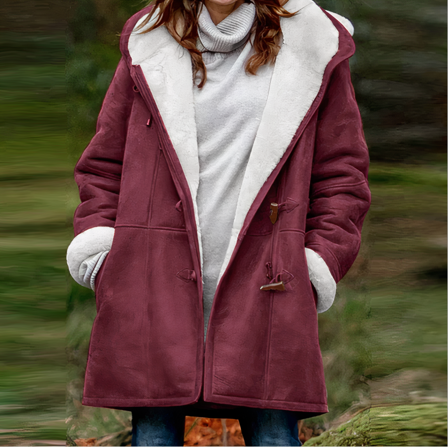 Amara – Manteau d'hiver en velours