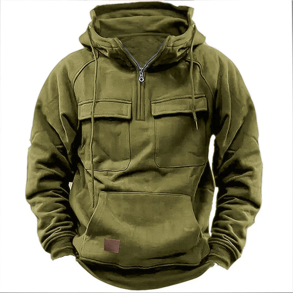 Nicolas | Sweat à Capuche Tactique Haut de Gamme pour Homme