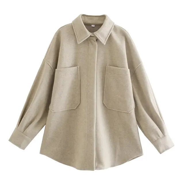Julianna - Veste Vintage souple avec grandes poches