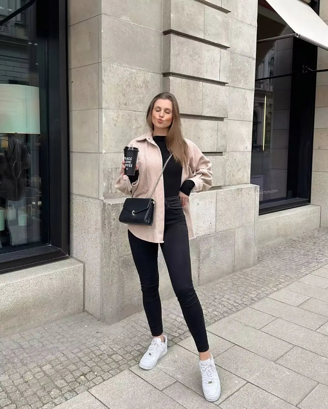 Julianna - Veste Vintage souple avec grandes poches