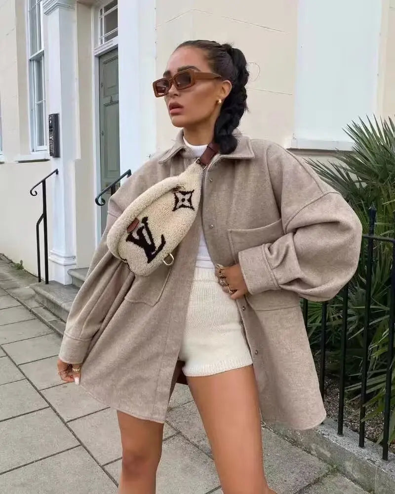 Julianna - Veste Vintage souple avec grandes poches