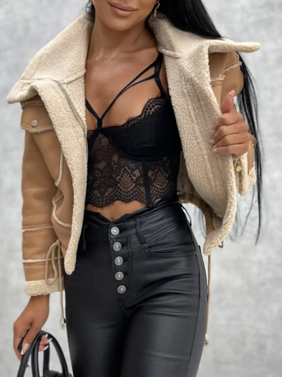 Maggie - Veste courte chaude pour l'hiver