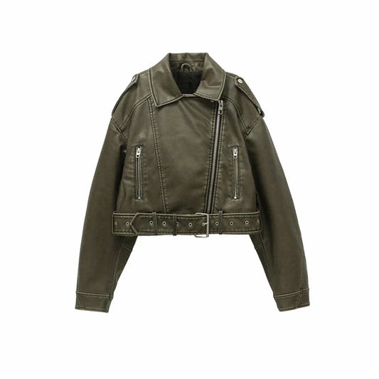 Nellie - veste bombardier zippée vintage élégante