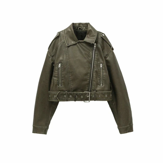 Nellie - veste bombardier zippée vintage élégante