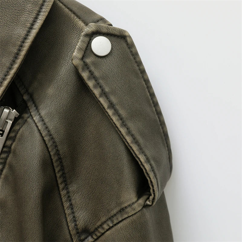 Nellie - veste bombardier zippée vintage élégante