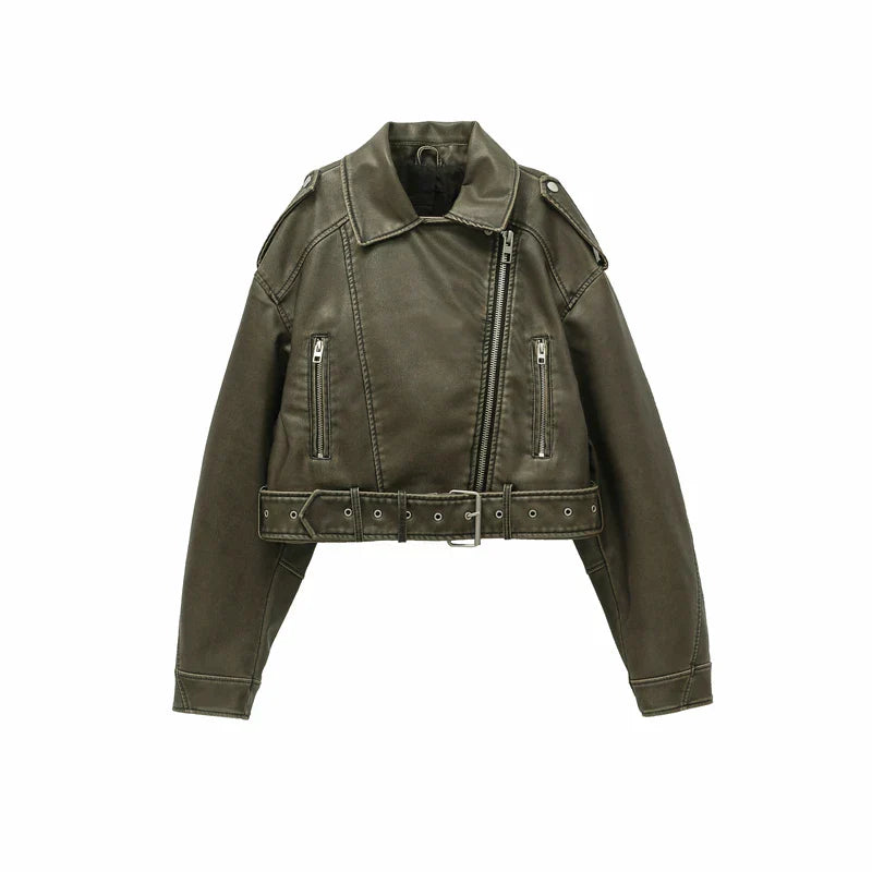 Nellie - veste bombardier zippée vintage élégante