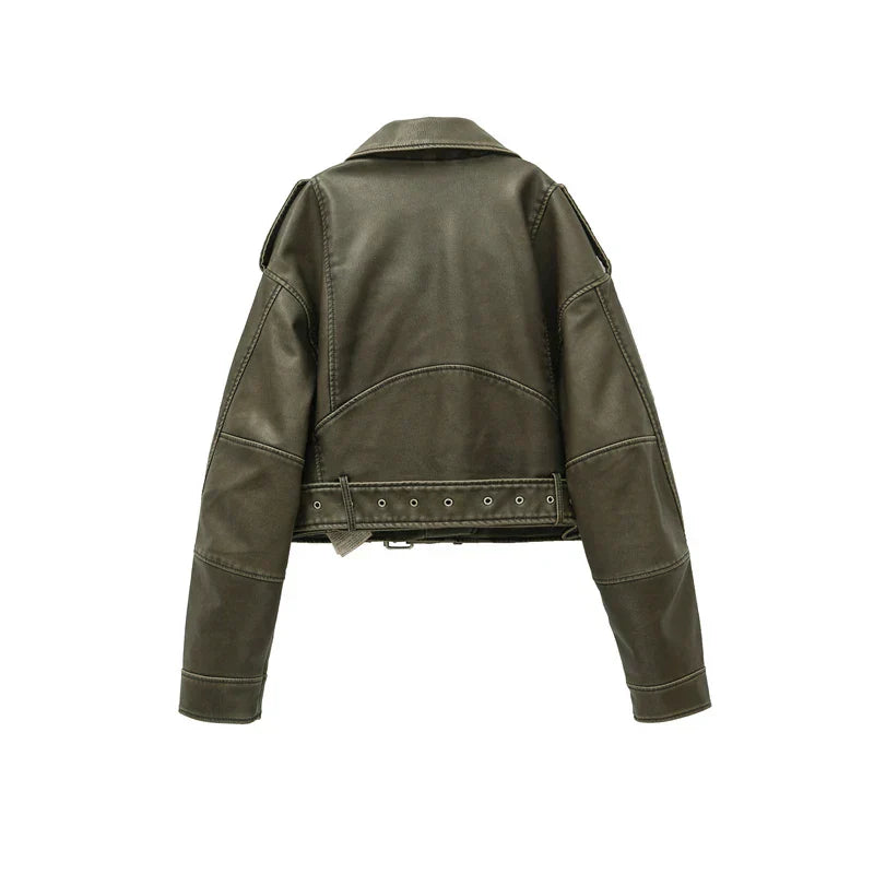Nellie - veste bombardier zippée vintage élégante