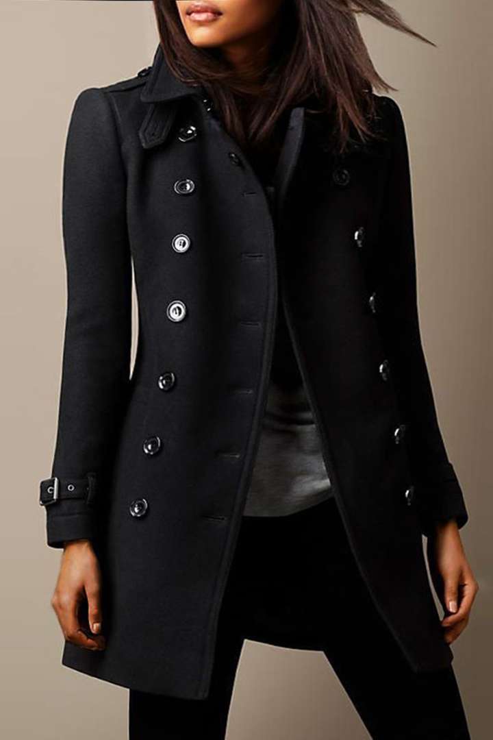 Amina - trench-coat long et élégant