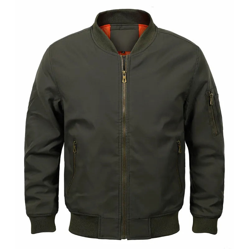Tim - Blouson Bomber pour Homme - Avec Fermeture Éclair - Tendance et Confortable