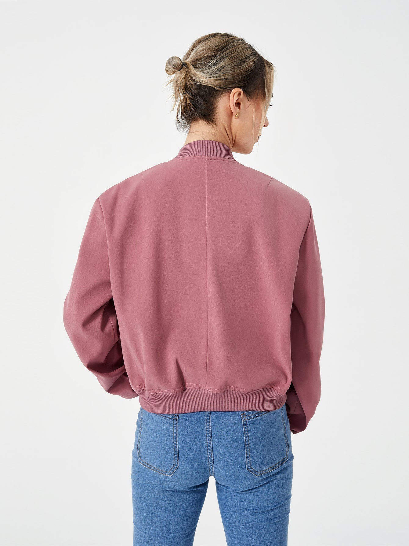 Veste bombardier fine pour femme