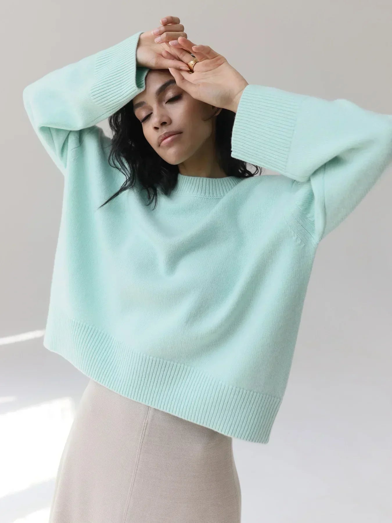 Élise  - Pull à col rond pour femmes