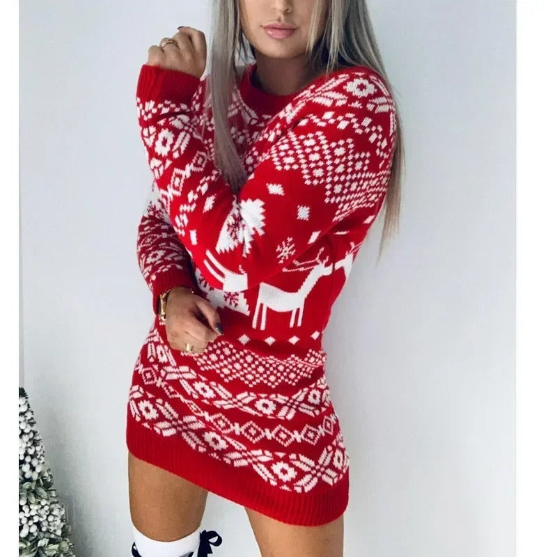 Robe en tricot douce pour femmes - Projet Paris - Confort ultime et élégance